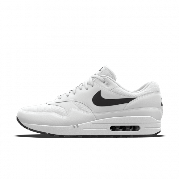 Chaussure personnalisable Nike Air Max 1 By You pour femme - Blanc - 9805777900