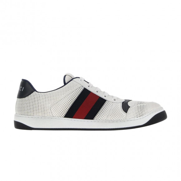 Gucci Screener Sneaker 'White Blue' | Men's Size 7.5 - A00148-AAGVY-9058