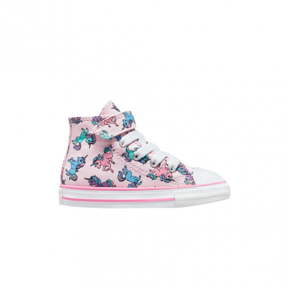 Converse Chuck Taylor All Star Easy-On High TD 'Unicorns' | Pink | Infant Size 7 - A01006F