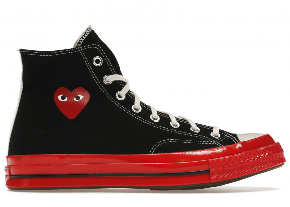 Converse Chuck Taylor All-Star 70 Hi Comme des Garcons PLAY Black Red Midsole - A01793C
