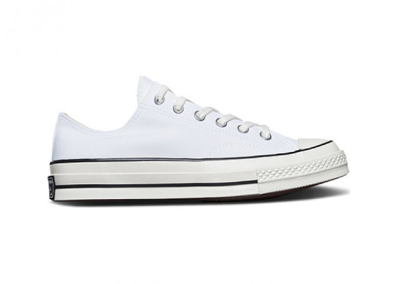 Converse Chuck Taylor All Star 1970s White Canvas Shoes (Unisex/Low Tops/Retro) A02306C - A02306C