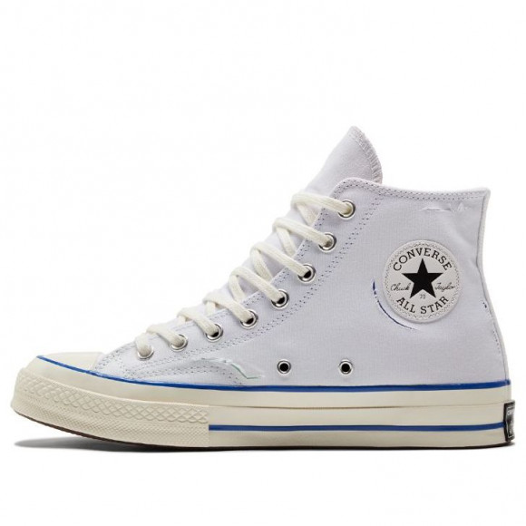 Converse Chuck Taylor All Star 1970s White/Blue Canvas Shoes (Unisex/Leisure/High Tops) A02313C - A02313C