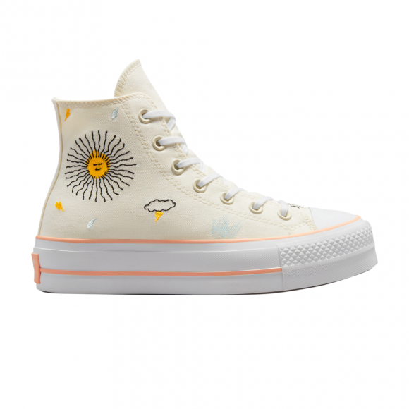 Wmns Chuck Taylor All Star Lift Platform High 'Floral Embroidery' - A03516C