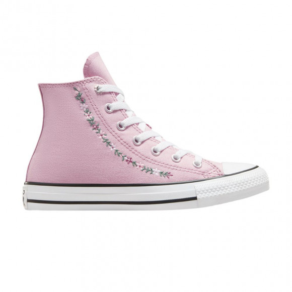 Converse Chuck Taylor All Star High GS 'Embroidered Feline Florals' | Pink | Kid's Size 6 - A04719F