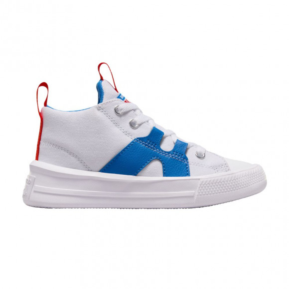 Converse Chuck Taylor All Star Ultra Mid PS 'Foundational Canvas - White Blue Slushy' | Kid's Size 7 - A06376F