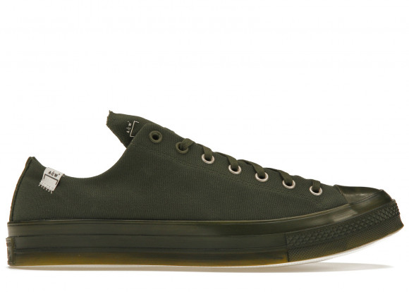 Converse Men's x A-Cold-Wall Chuck Taylor 1970s Ox Sneakers in Rifle Green/Silver Birch - A06688C
