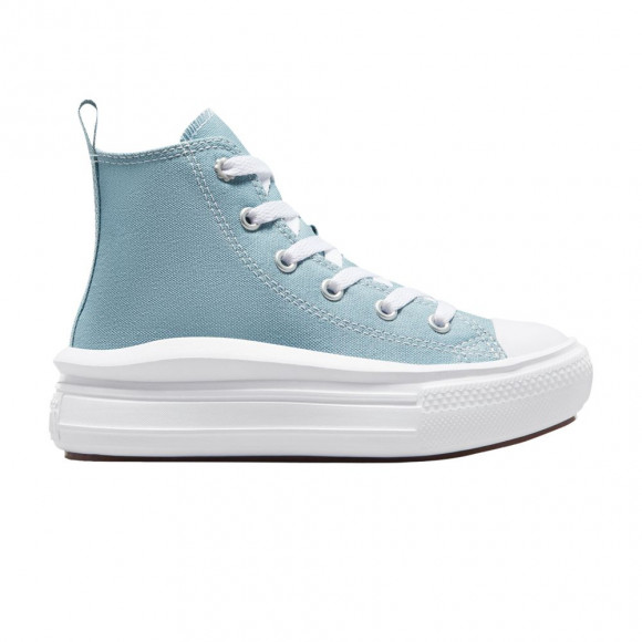 Converse Chuck Taylor All Star Move Platform High PS 'Embroidered Florals' | Blue | Kid's Size 11.5 - A07238C