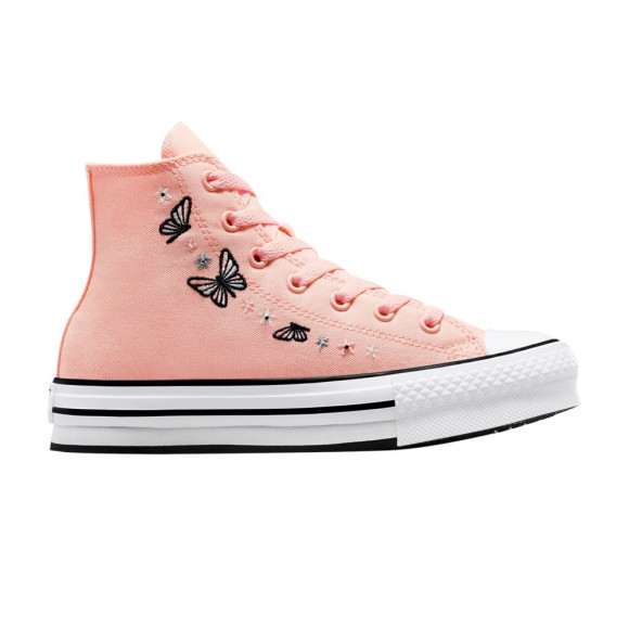 Converse Chuck Taylor All Star EVA Lift High GS 'Butterflies' | Pink | Kid's Size 3.5 - A07355C