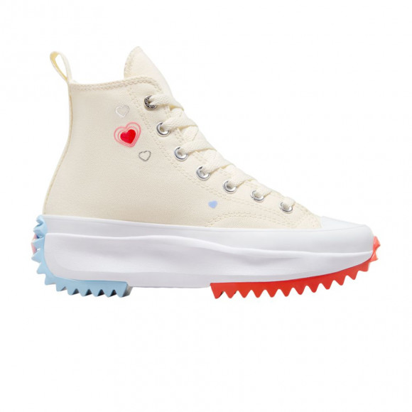 Converse Run Star Hike Platform High 'Y2K Heart' | Cream | Men's Size 8.5 - A09214C