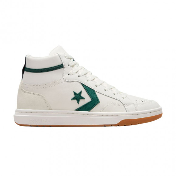 Converse Pro Blaze Luxe Mid 'Classic Sport - Vintage White Green Envy' | Cream | Men's Size 7.5 - A09516C
