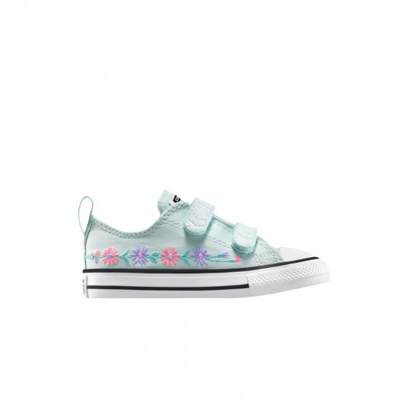 Converse Chuck Taylor All Star EasyOn Low TD 'Embroidered Florals' | Blue | Infant Size 3 - A11785F