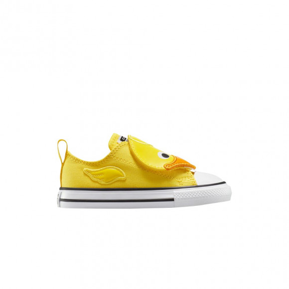 Converse Chuck Taylor All Star One Strap EasyOn Low TD 'Pool Float Pack - Duck' | Yellow | Infant Size 4 - A11838F