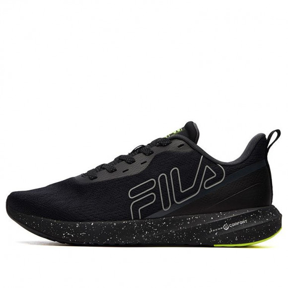 FILA Low Running Shoes Black/GreenSilver Black/Green/3m反光silver Marathon Running Shoes A12M112205FBS - A12M112205FBS