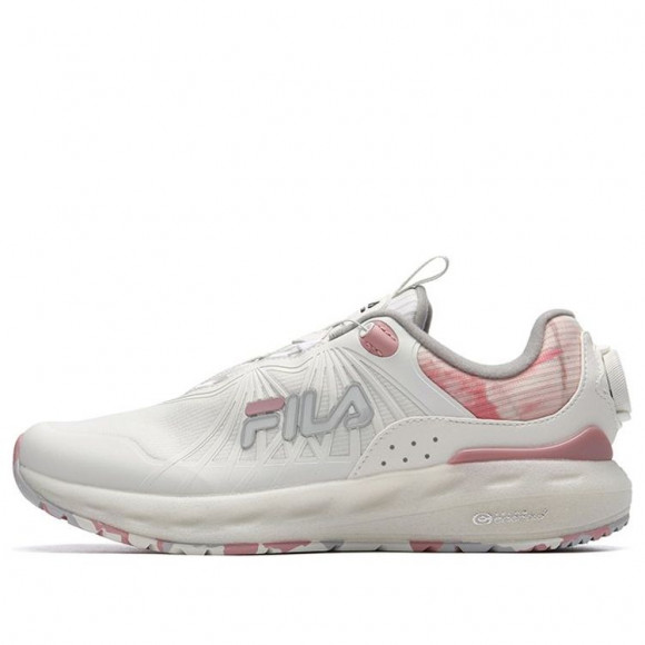 FILA (WMNS) Athletics Low-Top White White/Pink Marathon Running Shoes A12W212210FWT - A12W212210FWT