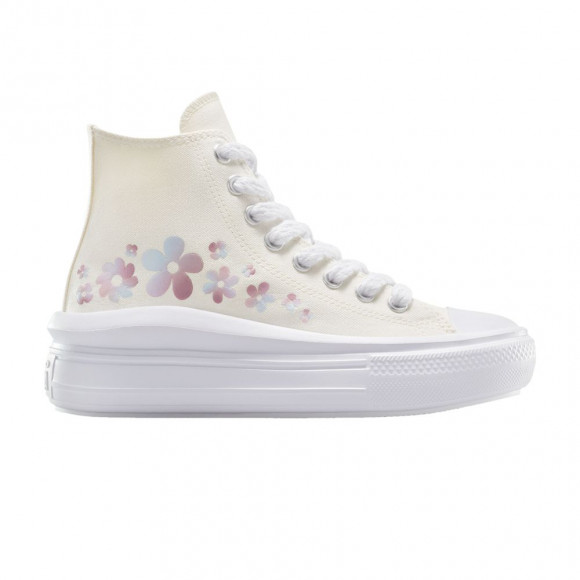 Converse Wmns Chuck Taylor All Star Move Platform High 'Petals & Pearls' | Cream | Women's Size 8.5 - A14270C