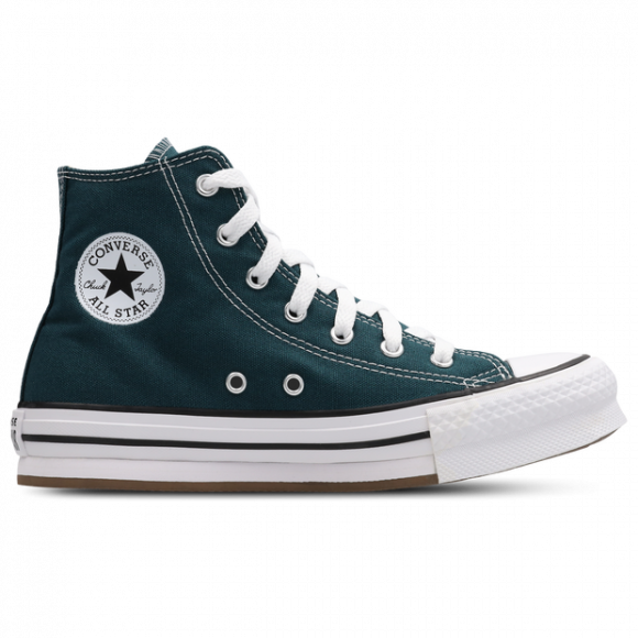 Converse Ctas Eva Lift Kid's Sneakers - Teal - Size 3.5 - Canvas - A14409C