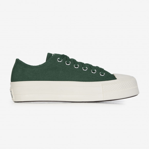 Women Chuck Taylor All Star Lift Green/Off-White/Branch Out Sneakers 8 Green/Off-White/Branch Out - A15533C