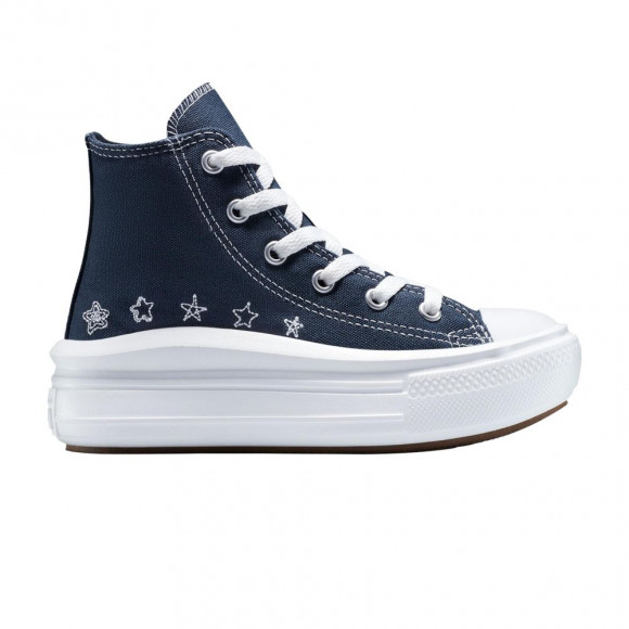 Converse Chuck Taylor All Star Move Platform High PS 'Doodle Stars' | Blue | Kid's Size 12 - A15572F