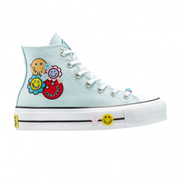 Converse Wmns Chuck Taylor All Star Lift High 'Sunflowers' | Blue | Women's Size 5 - A16296C