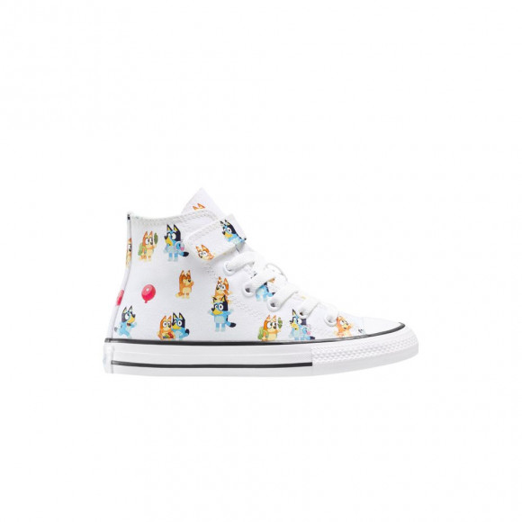 Converse Bluey x Chuck Taylor All Star EasyOn High TD 'Allover Bluey & Bingo' | White | Infant Size 3 - A16463F