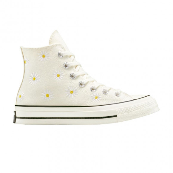 Converse Chuck 70 High 'Embroidered Daisies - Egret' | Cream | Men's Size 6 - A16762C