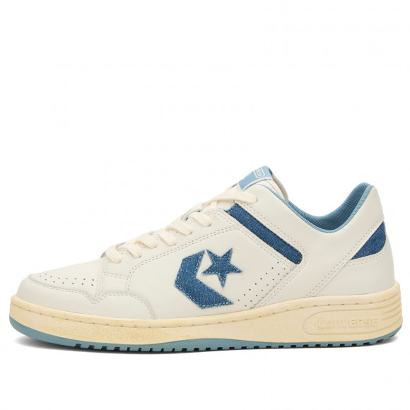 Converse Men's x Eric Emanuel Weapon Low Sneaker in Vintage White/Mountain Spring - A19036C