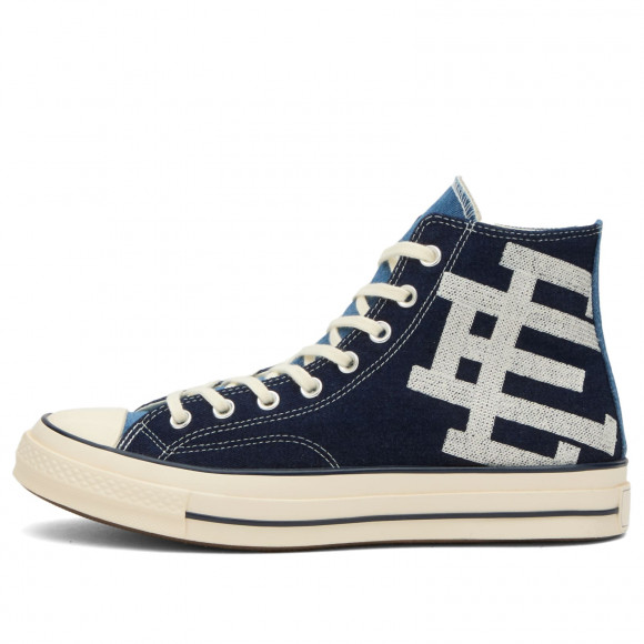 Converse Men's x Eric Emanuel Chuck Taylor 70s High Sneaker in Navy/Blue/Egret - A19037C