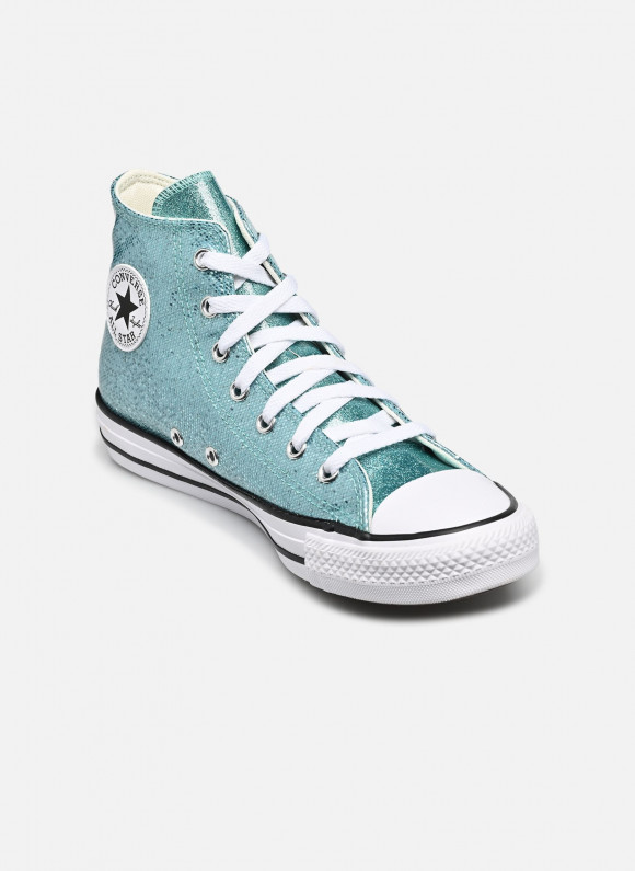Baskets Converse Chuck Taylor All Star Shimmer Hi J pour Enfant - A19094C