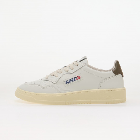 Sneakers Autry Medalist Low Man White/ Chocolate Leather - A1UNAULMLL28