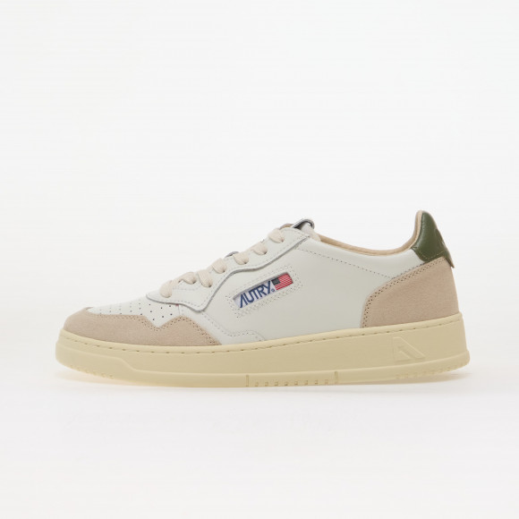 Sneakers Autry Medalist Low Man White/ Green - A1UNAULMLS17