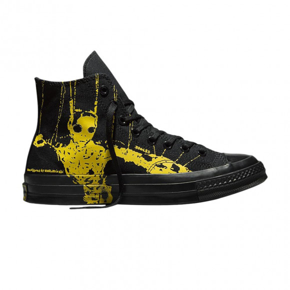 EDGLRD x Converse Chuck 70 Hi 'Black Yellow' | Men's Size 8.5 - A20013C
