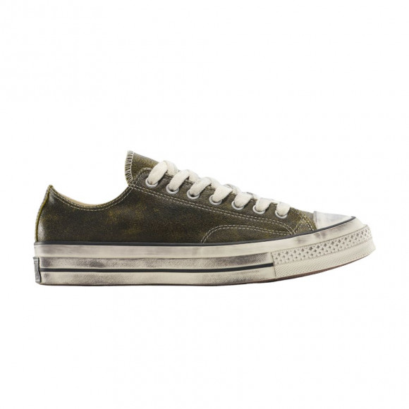 Converse Chuck 70 Burnished Leather Ox Low Top Sneakers | Green | Men's Size 9 - A20049C