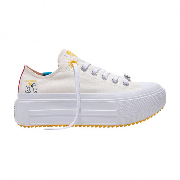 MATSUI x Converse Chuck Taylor All Star Lift Double Stack 'Yellow White' | Men's Size 8 - A22181C