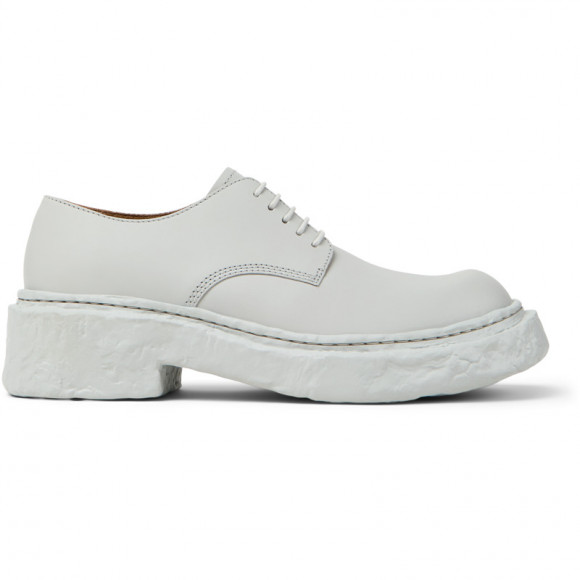 CAMPER VAMONOS - Unisex Loafers - Grey, Smooth leather - A500018