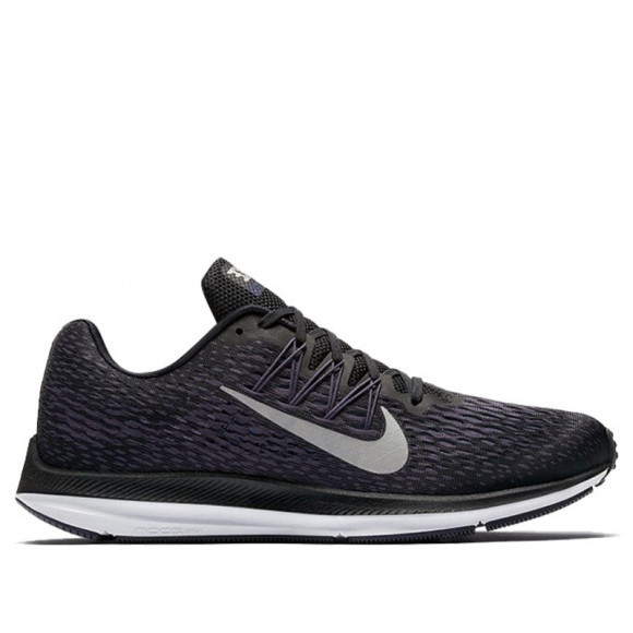Nike Zoom Winflo 5 'Black' Black/Metallic Pewter-Gridiron Marathon Running Shoes/Sneakers AA7406-005 - AA7406-005