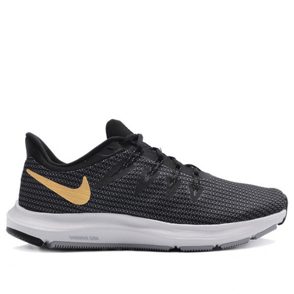Nike Womens WMNS Quest 'Metallic Gold' Black/Metallic Gold Marathon Running Shoes/Sneakers AA7412-006 - AA7412-006