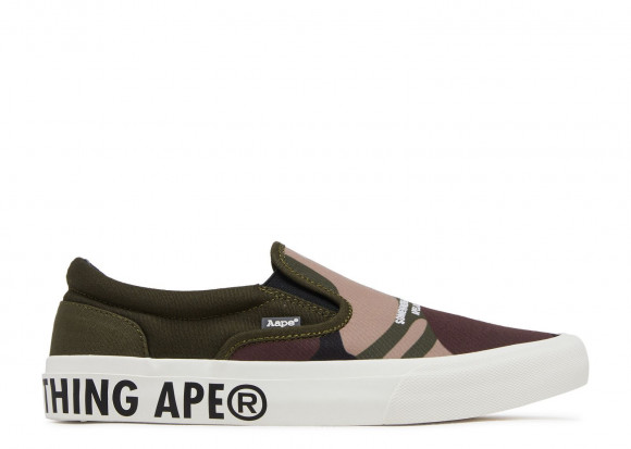 BAPE AAPE Slip-On 'Green Camo' | Men's - AAPE-Slip-On