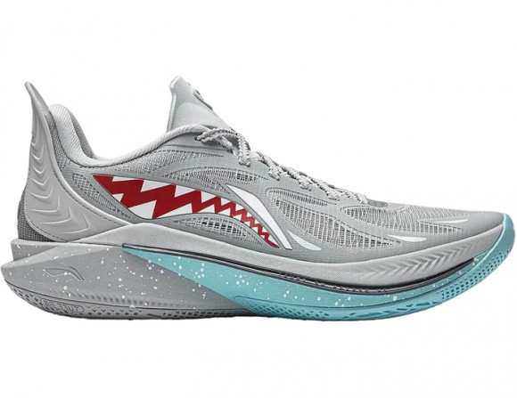 Li-ning Sonic 12 Great Weiß Shark Grau - ABAU0196