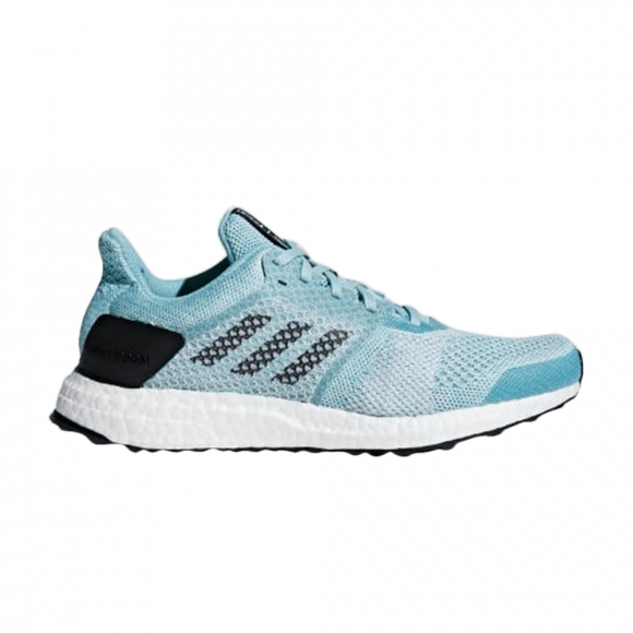 adidas Parley x Wmns UltraBoost ST pelawatte black shoes with navy suit - AC8207