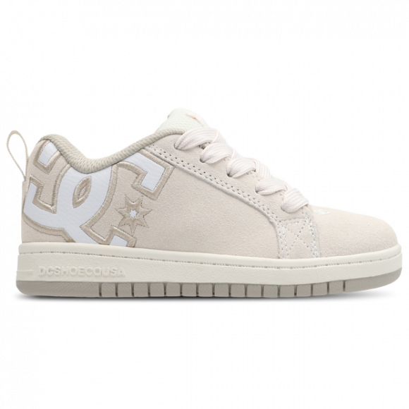 DC Sneakers Court Graffik Kid's Sneakers - Beige - Size 6 - Nubuck - ADBS100207-103