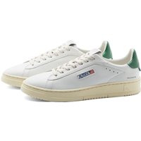Autry Men's Dallas Low Sneakers in White/Green - ADLMNW02