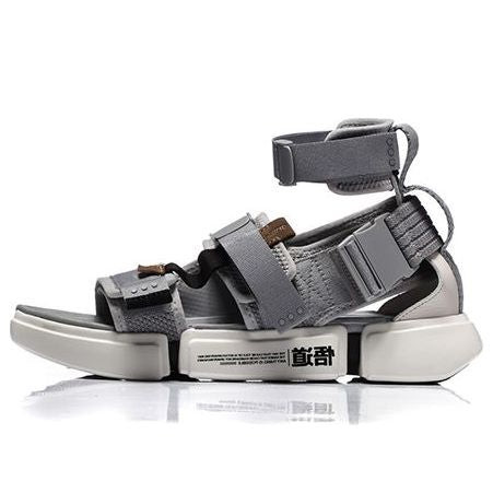 Li-Ning 李宁 Li Ning Beach Shoes Gray Sandals AGBN079-4 - AGBN079-4