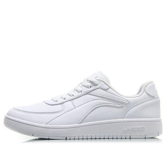 LiNing LiNing Classic Leisure Low White Skate Shoes AGCN1611
