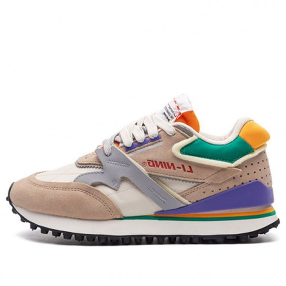 Li-Ning LiNing 001 White Green Athletic Shoes AGCP313-4 - AGCP313-4