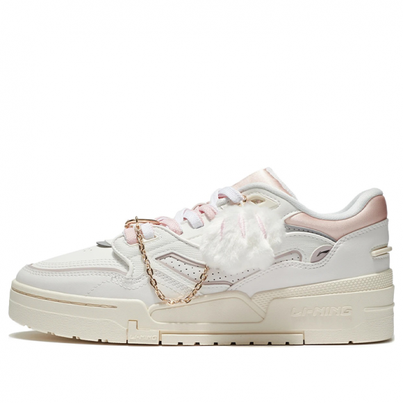 Li-Ning (WMNS) 001 BTC 'White Salt Pink' White Pink Skate Shoes AGCS024-5 - AGCS024-5