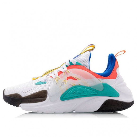 Li-Ning (WMNS) XingHuo Sport Leisure WHITEORANGEBLUE Athletic Shoes AGLQ066-3 - AGLQ066-3