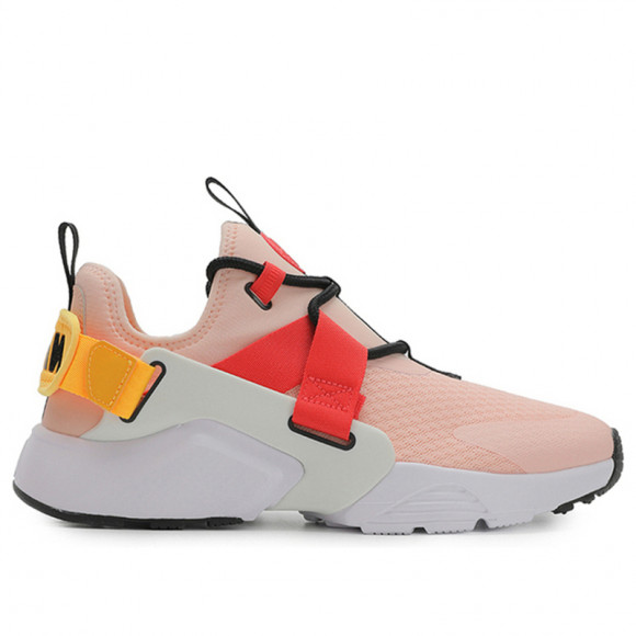 Nike Womens WMNS Air Huarache City Low 'Washed Coral' Washed Coral/Summit White Marathon Running Shoes/Sneakers AH6804-601 - AH6804-601