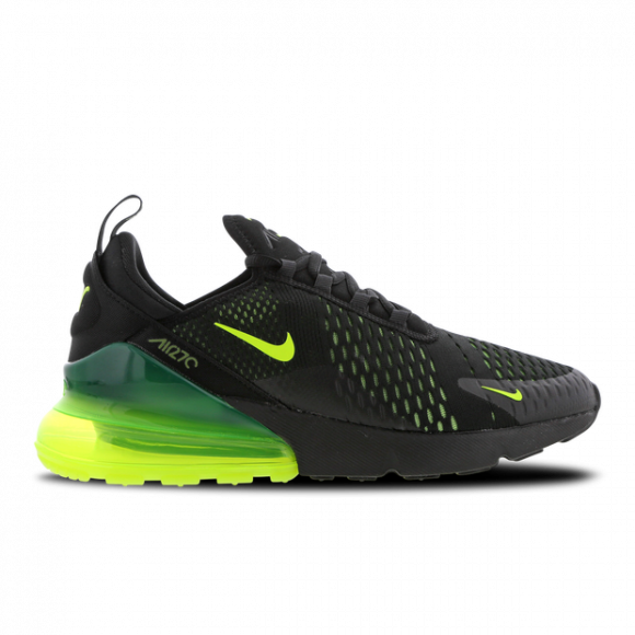 Nike Air Max 270 Black Volt Running Shoes/Sneakers AH8050-017 - AH8050-017