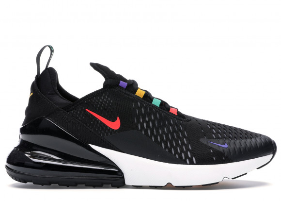 air max 270 black and colorful