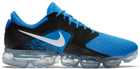vapormax blue and black